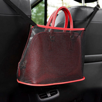 Car Net Pocket Handbag Holder Car Seat Storage 730941624447