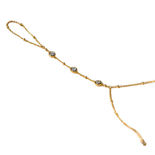 Small Rice-shaped Beads Rice Beads Zircon Pearl Ring Chain Love Finger Chain Ornament 730ab204 e56e 4f08 8fa8 16f99711922e