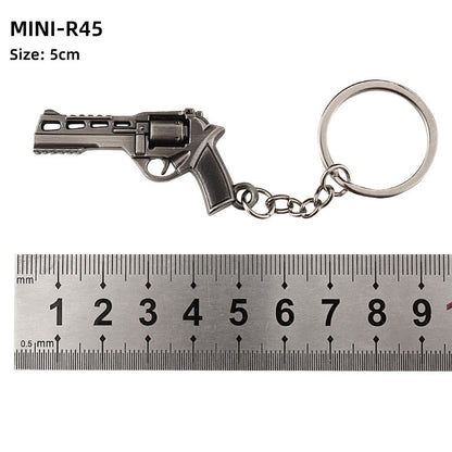 Alloy P92 Model G17 Sand Eagle Left Wheel Keychain 730b1d21 b834 4b1e 823f e4f69eb3d96d