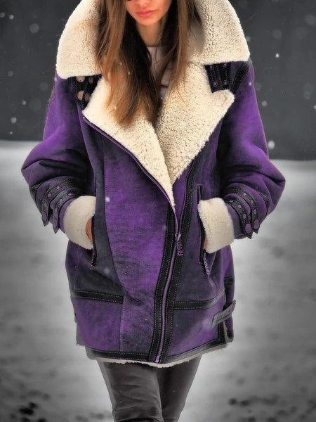 New European And American Thickened Fur One-piece Women's Coat 7311bb95 0a09 4b49 8867 110f33a2f5c9