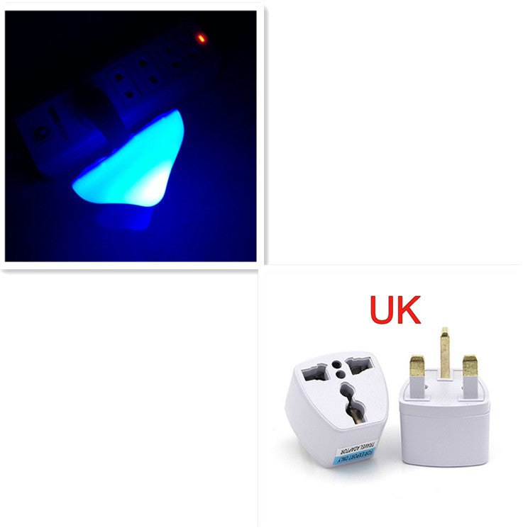 LED Night Light Mushroom Wall Socket Lamp EU US Plug Warm White Light-control Sensor Bedroom Light Home Decoration 731936e4 1