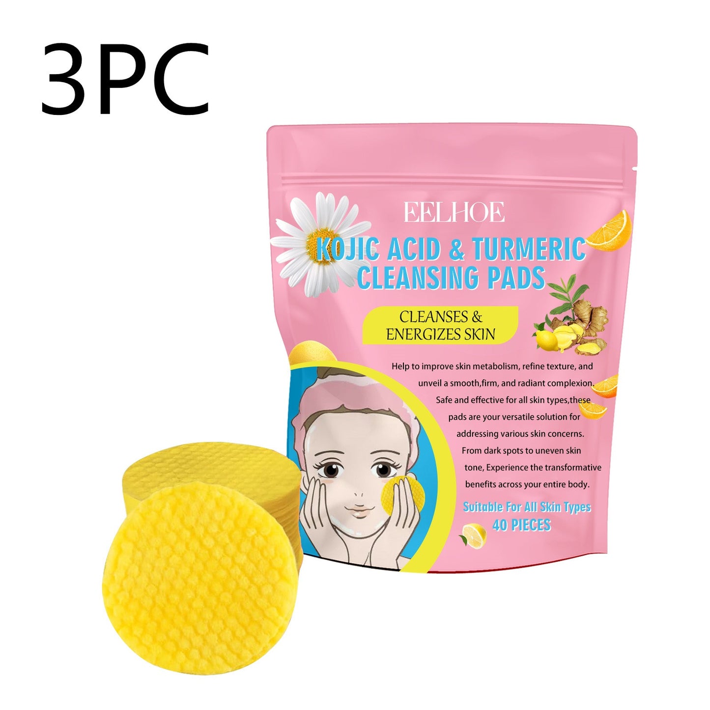 Kojic Acid Turmeric Cleansing Pads Beauty Hot-sale 732197bf 3f25 4ecf a1ad be92dfd286d0