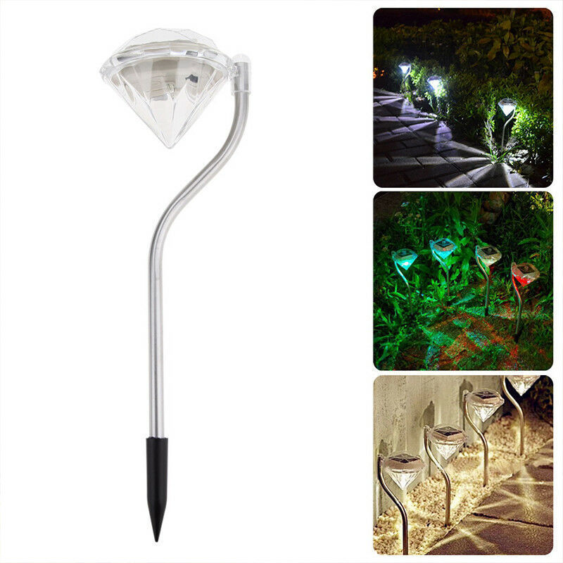 Solar Powered Garden Diamond Light 732557126078