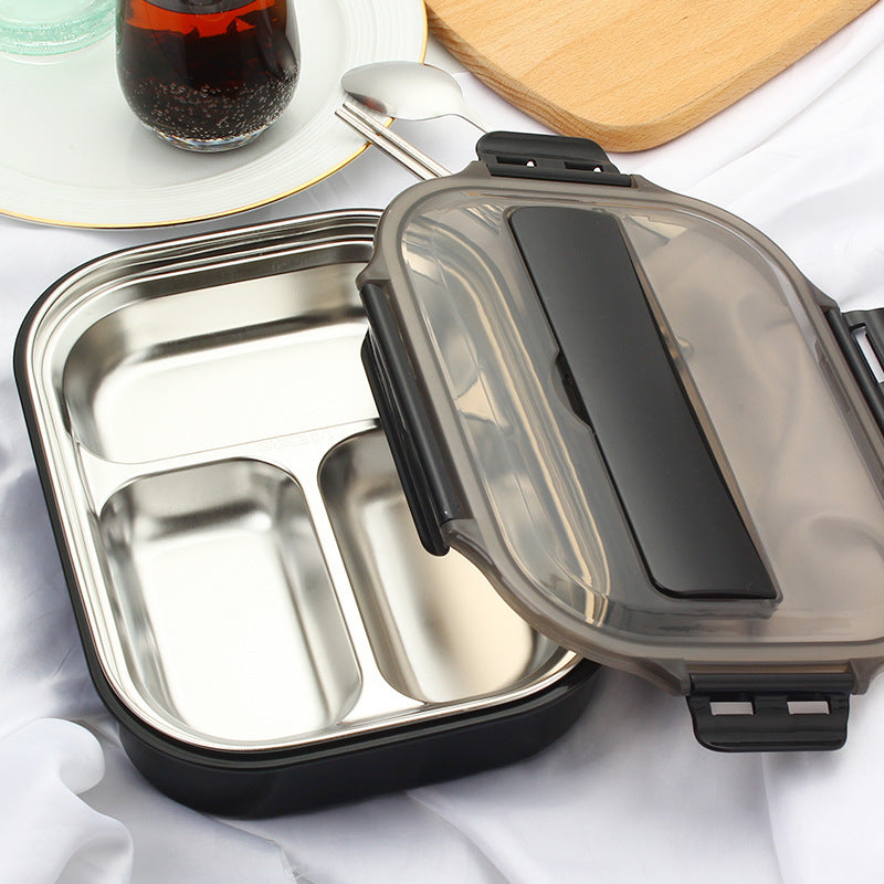Stainless steel student lunch box 733025051931