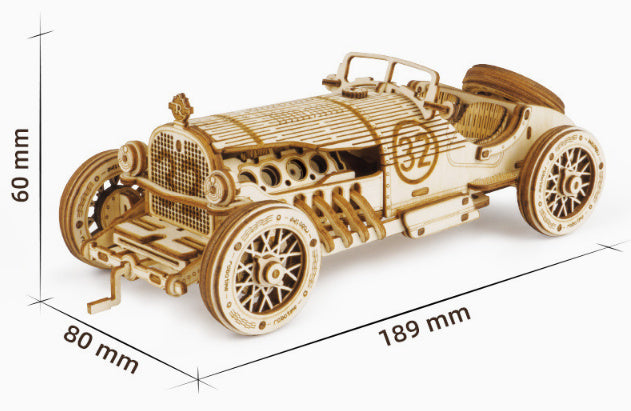 3D Wooden Puzzle Train Model DIY Wooden Train Toy Mechanical Train Model Kit Assembly Model Home Decoration Crafts - HD Wireless Product #14