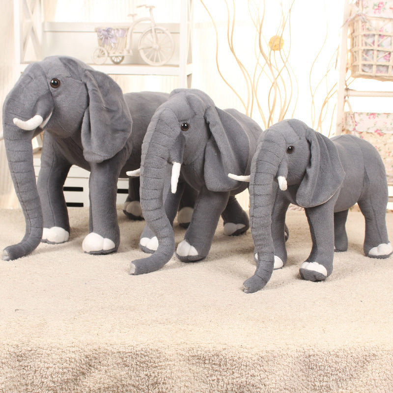 Simulation elephant plush toy 7339408090827