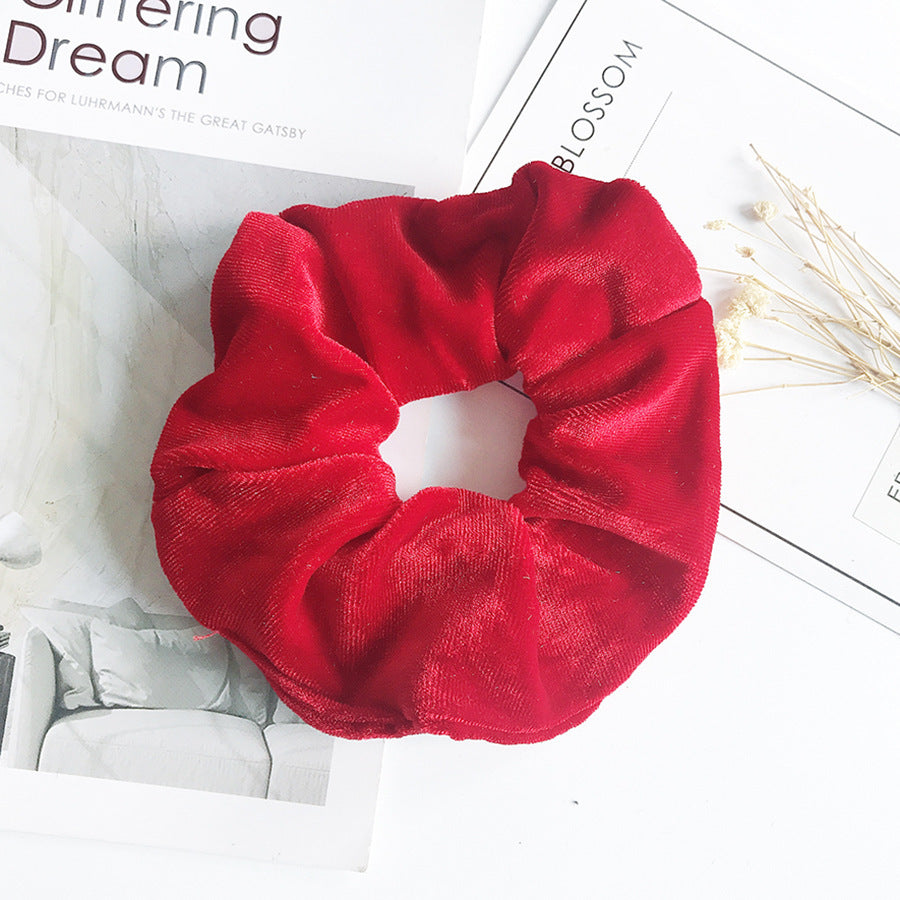 Flannel Hair Tie Hair Rope Amazon Velvet Fashion Ponytail Hair Accessories 733974bb 0310 443b b339 d4d6706a1df7