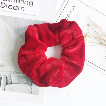 Flannel Hair Tie Hair Rope Amazon Velvet Fashion Ponytail Hair Accessories 733974bb 0310 443b b339 d4d6706a1df7