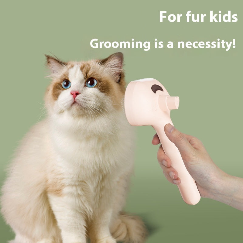 Pets Spray Hair Comb Pet Hair Remover Cleaning Brush Cats Grooming Dog Accessories Tools Dematting Water Mist Humidifier Comb