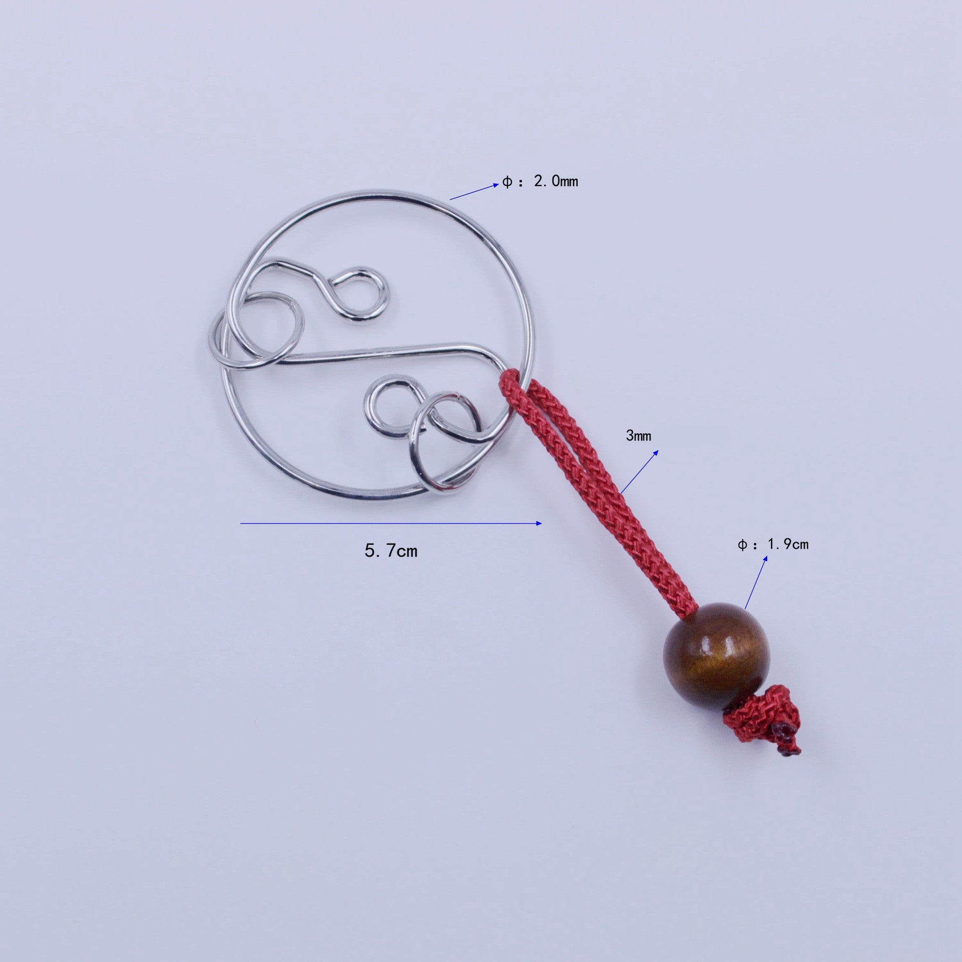Wisdom wheel Unlock the ring to unlock the intelligence buckle Educational toys 735160270511