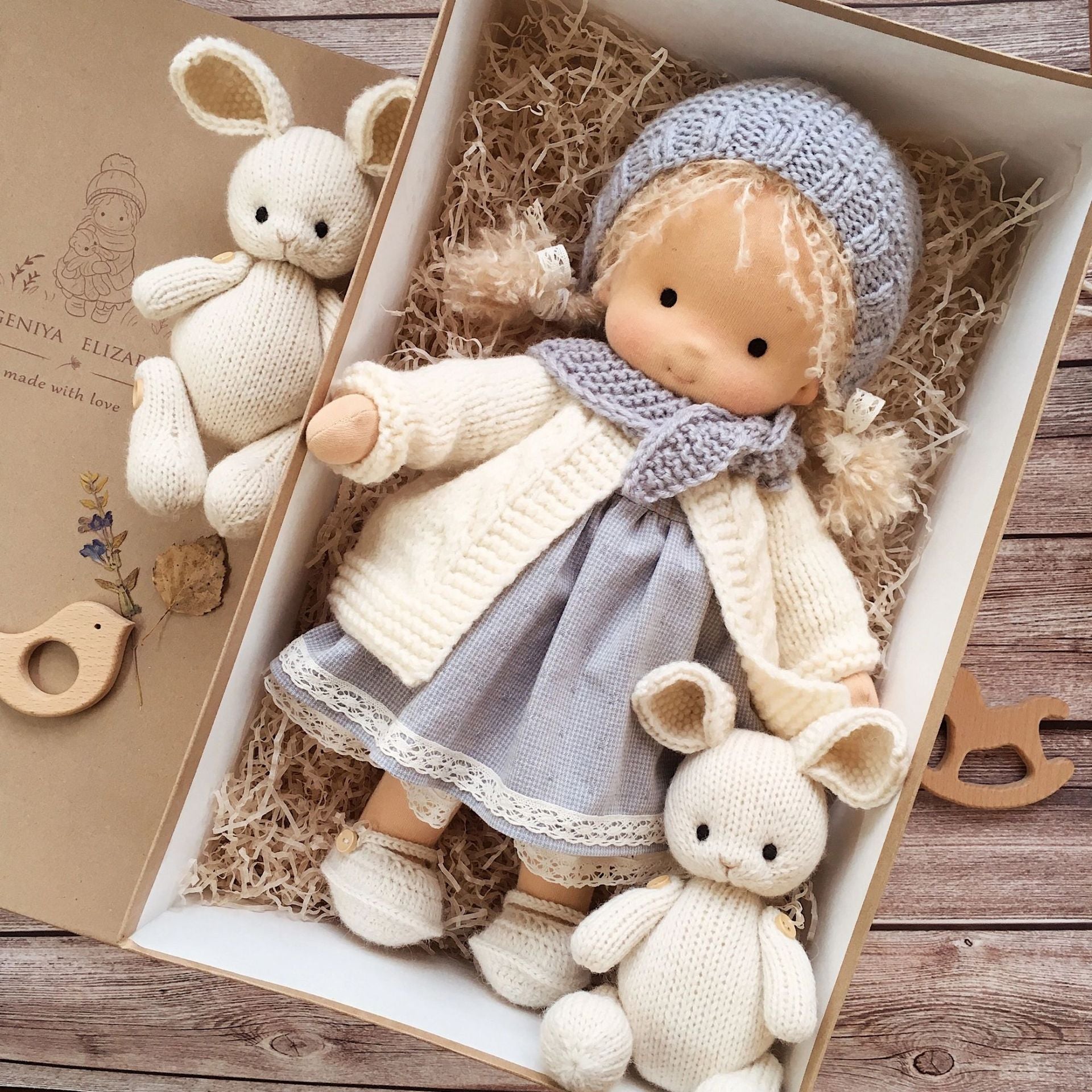 Waldorf Handmade Plush Doll Children's Toy 7356048b f407 4d64 80a8 a70697c1c963