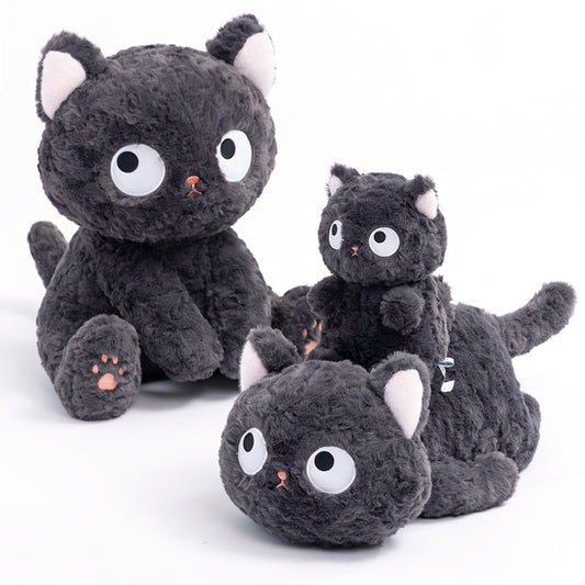 Cute Black Cat Sitting Posture Squatting Posture Pure Plush Toy 735bb0ee 0ce4 4f7b 8d53 dc730ac224ff