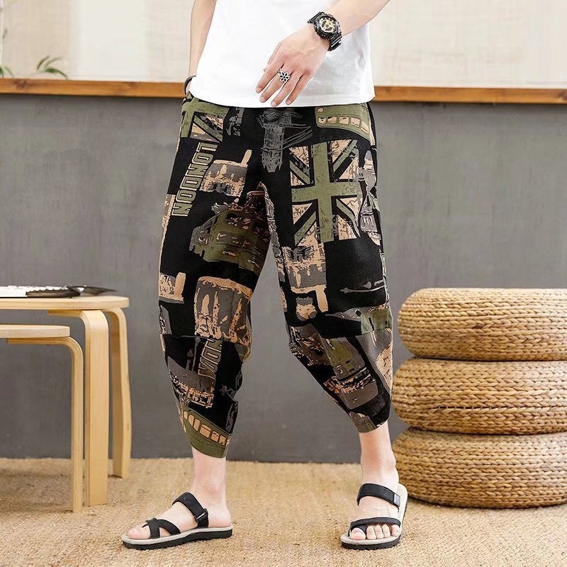 Summer Bloomers Men's Linen Wide Leg Loose 73609c47 2256 40f9 b31b 5a23c3520d3e