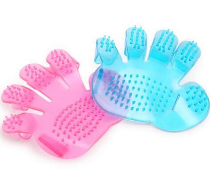 Pet finger grooming brush massage, hand brush cat, dog bath brush beauty, pet cleaning supplies wholesale 73662570769