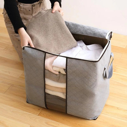 Large Quilt Bag Storage Bag Clothing Storage Box Moving Artifact Non-woven Finishing Dustproof Storage Bag 739903518349