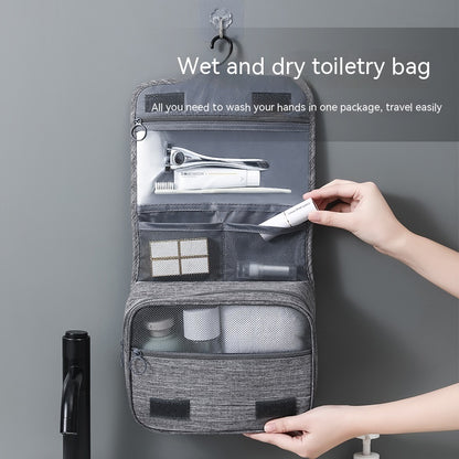 Travel Business Storage Bag Business Trips Portable Large Capacity Wash Bag Hanging Dry Wet Separation Toiletry 73b3aefc 7253