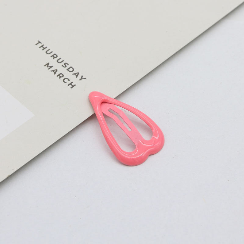 Oil Dripping Spray Paint Side Clip Bang Clip Love Children's Hair Accessories 73b67977 359b 465f a018 41b0981cd3b1
