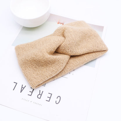 Woven Knitted Turban Headband Sweet And Versatile Wide-brim Headdress 73cb8dfd 87a5 48be b8bb 88b806fe8bfc
