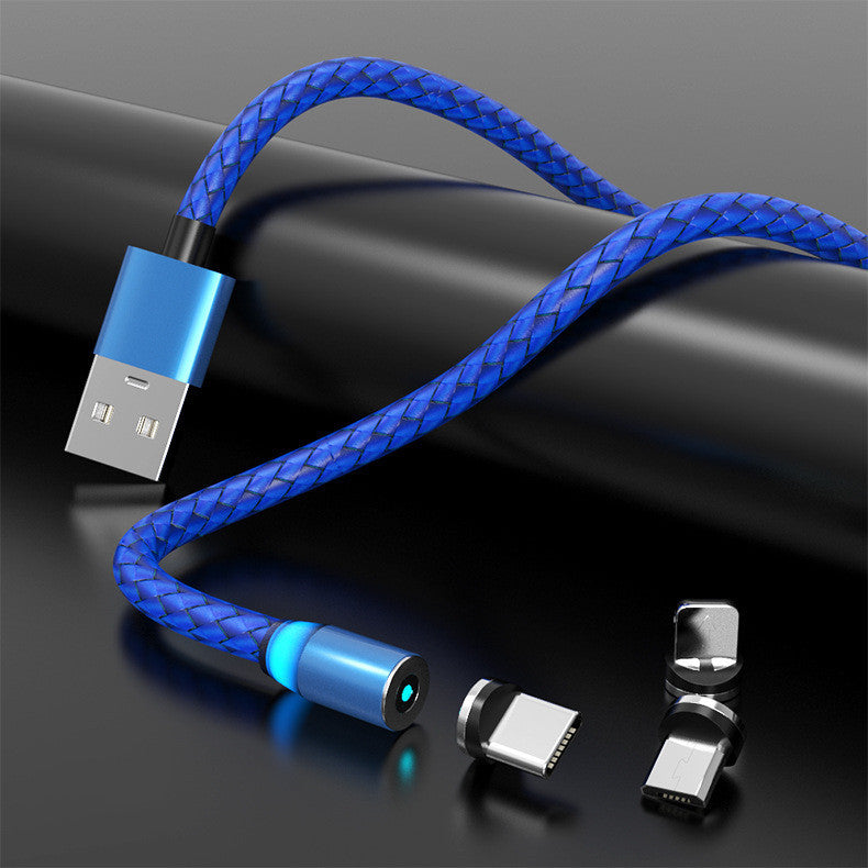 Compatible with Apple , Magnetic Data Cable Breathing Light Magnetic Mobile Phone Charging Cable - 图片 11