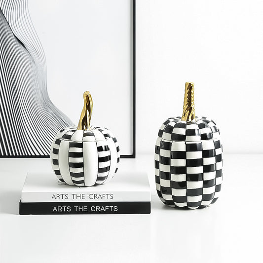 Hand Painted Ceramic Pumpkin Decorative Jar Sample Room Decoration 73eb2ea0 156d 42d3 9353 630b8fdeca7c