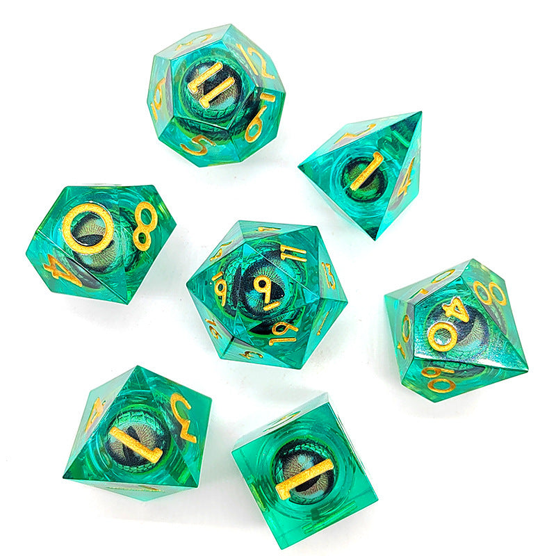The New Pointed Resin Dragon Eye Can Rotate DND Game Dice 73fda0ea 49cb 4dfb a14b 32e580208c3c