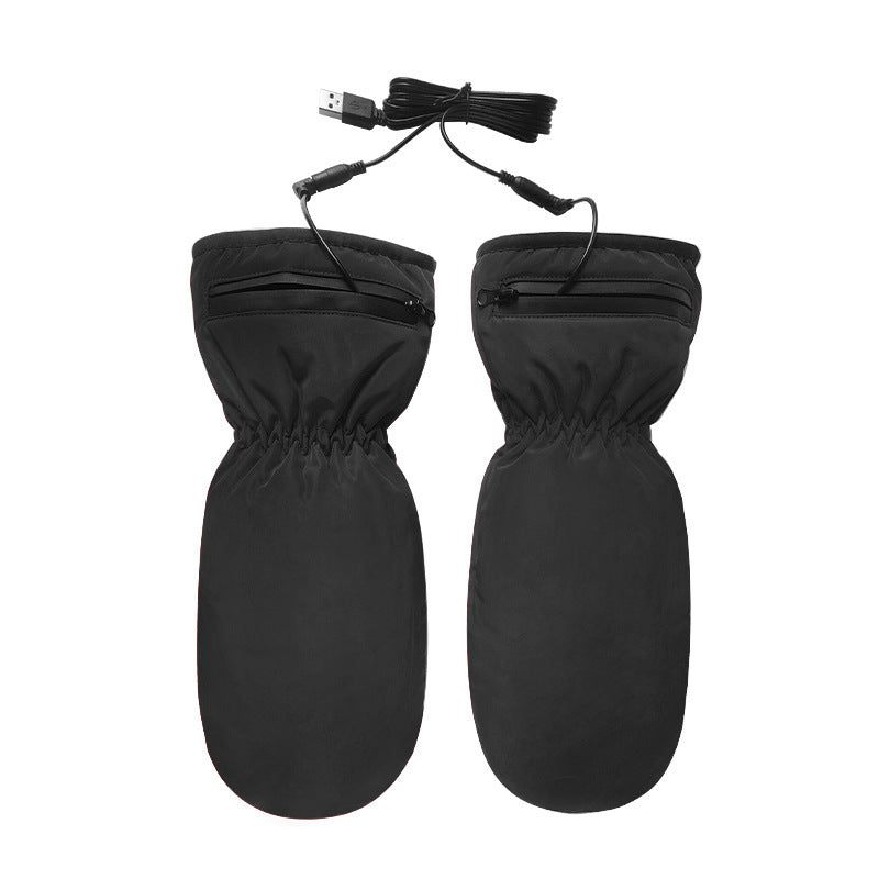 Electrically Heated Gloves Heating Zipper Thermal Windproof Gloves 7404d6d1 4798 4b2a 914c 6be331312bad