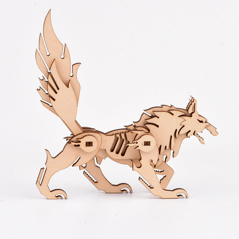 Wooden 3D animal puzzle 742483688258
