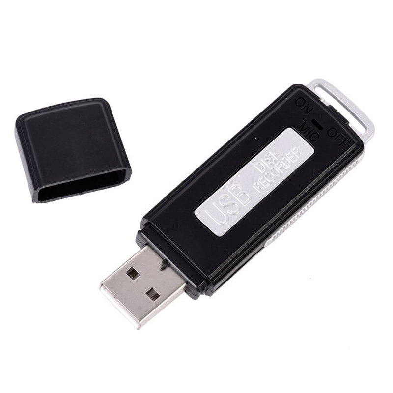 Portable USB Recorder 8GB Voice Recorder Mini Digital Voice Recording U Disk Audio Recorder With Mic Rechargeable 74281010801