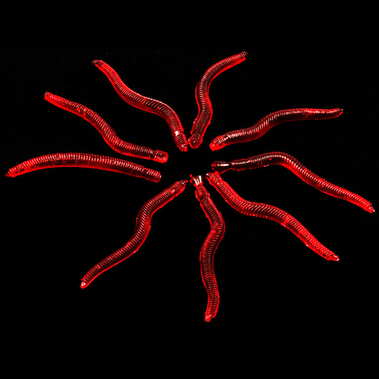 Soft Redworm Fake Bait 3.5cm Bulk Fishy Simulation Soft 742a1e86 bb3c 4fa8 911c bef845afa184