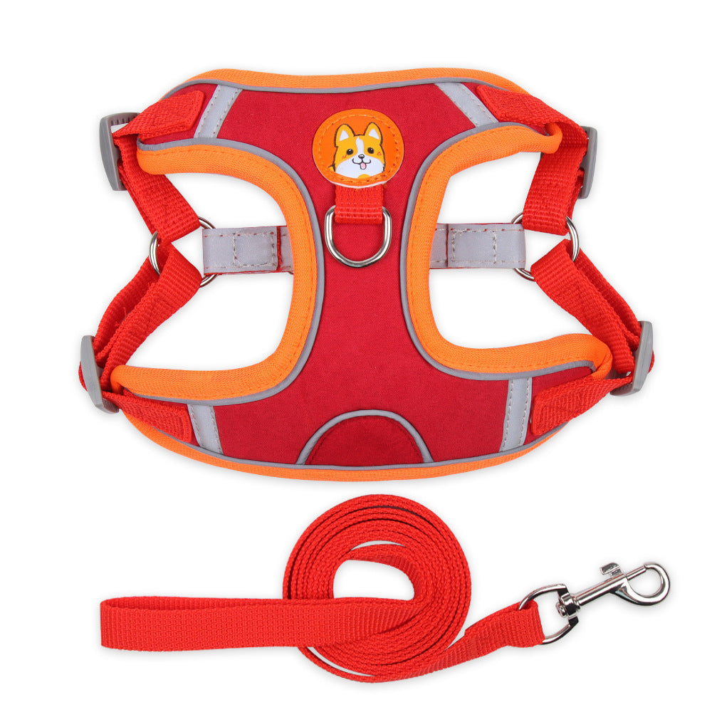 Dog Harness Cat Harness Reflective Dogs Leashs Soft Mesh Chest Strap 742ad09d 135e 4883 826d b260301abb9e
