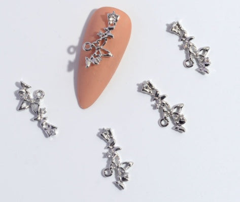 Nail Ornament Zircon Flower Tassel Chain 742e3cff ee24 4ad8 af8d e3af187b138e