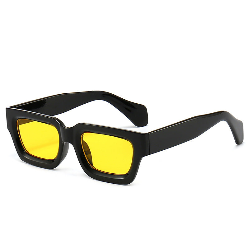 Retro Concave Frame Wide Foot Square European And American Sun-proof Sun Glasses 74302c0b f2d1 479d 8369 aff56a185c94