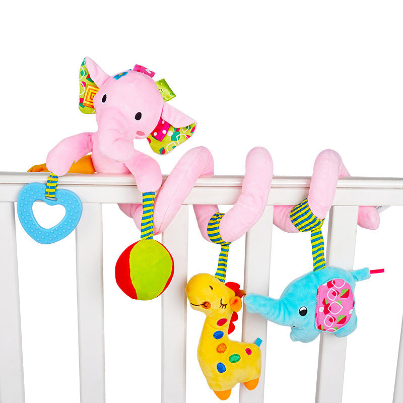 Multifunctional elephant bed with baby plush pendant 744652595670