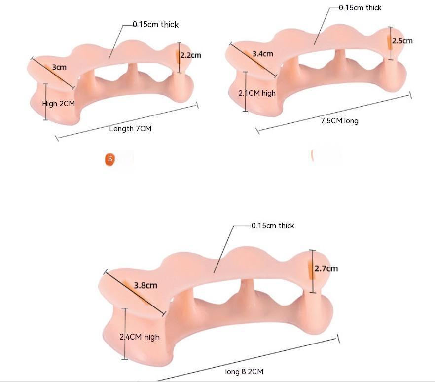 Three-hole Silicone Hallux Valgus Toe Separator Brace 74575e15 298c 418f a650 75fd8b4acd2b trans