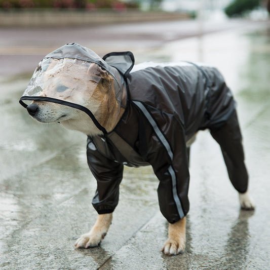 Puppy dog raincoat four feet 745840671227