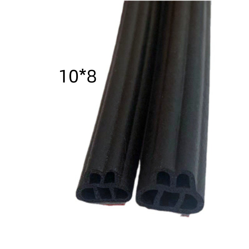Double-layer 5-hole Thick Black Film Sound Deadening L-type Sealing Strip 74677aed e52a 4186 8d89 5c243669577c