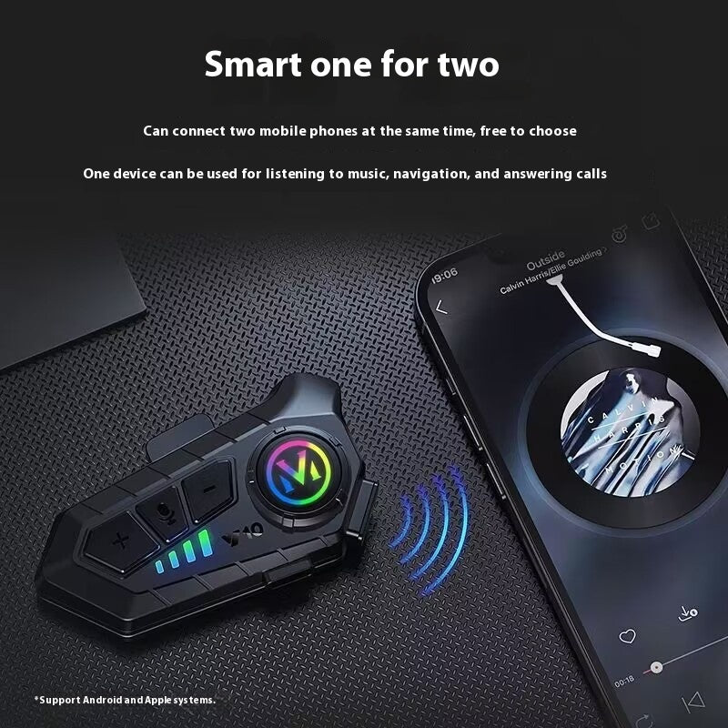 Helmet Bluetooth Headset Y10 Intercom Built-in Integrated Waterproof Motorcycle Take-out Rider Full Face Helmet Half Helmet H
