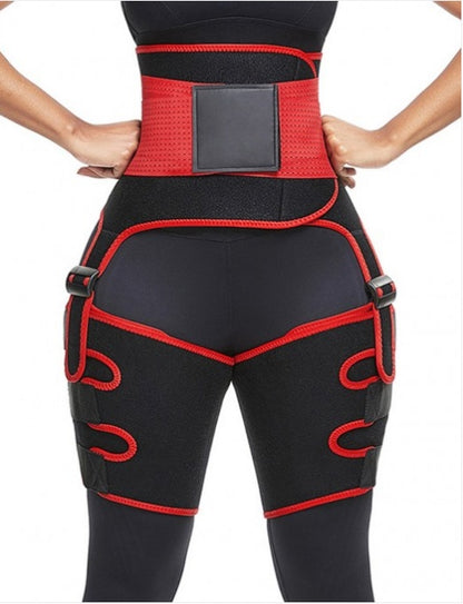 Sports Waist Belt Adjustable One-piece Girdle Leg Straps 747800780618