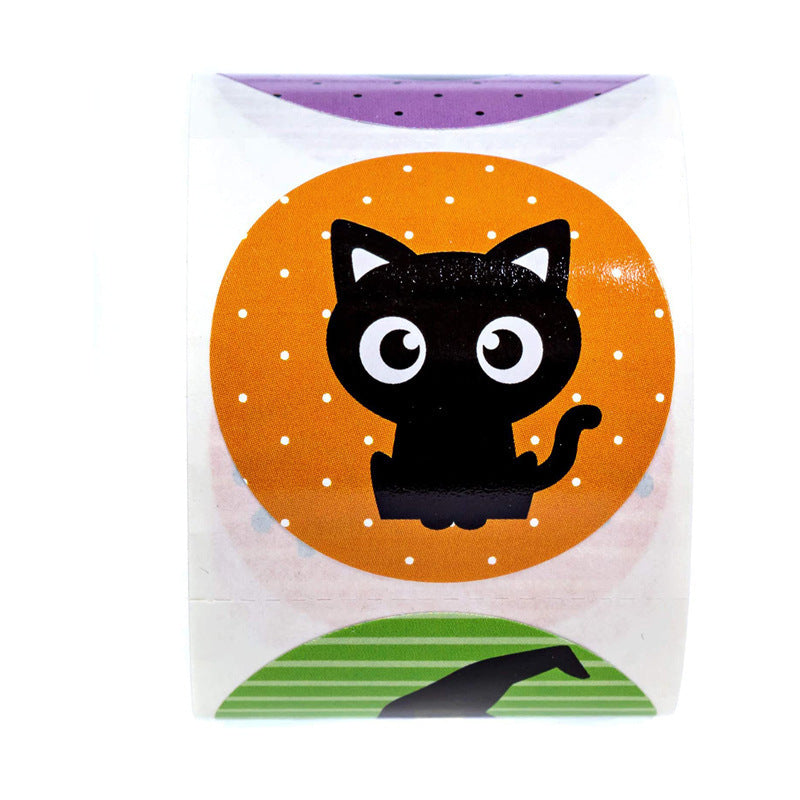 8 Kinds Of Cartoon Spider Bat Hat Halloween Stickers Tags - HD Wireless Product #5