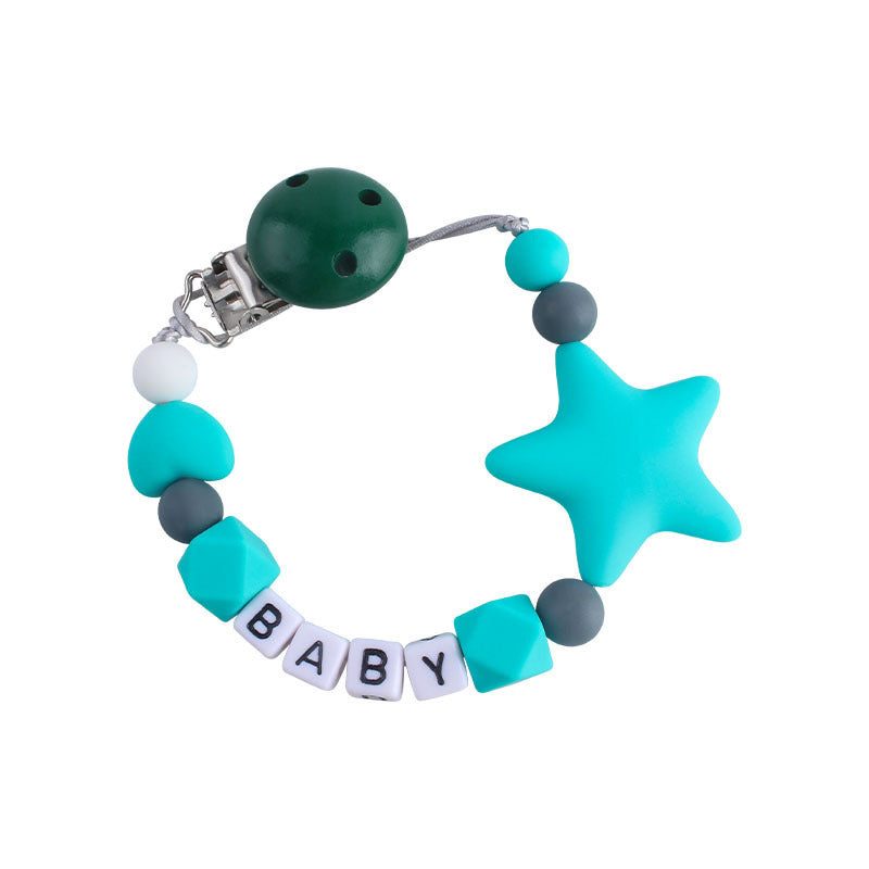 Five-pointed Star Teether Pacifier Chain Toy 7495a9cd 5c57 4397 8a06 e2f59f70611c