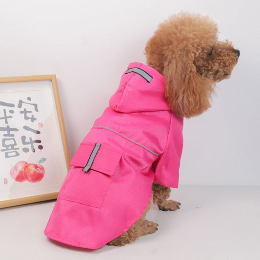 Dog Raincoat Reflective Waterproof Snowproof Pet Coat For Small Puppy Cats Raincoat Pets Supplies 74996824 ad61 47ec a531 d3b