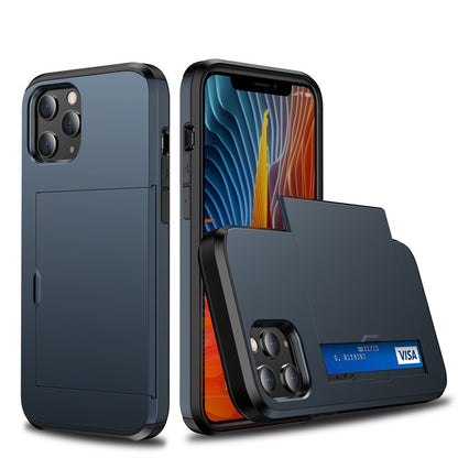 Mobile Phone Case Sliding Cover Card Two-in-one Anti-drop Wallet Protective Wallet Credit Card Holder 74b6a510 4ef8 48f2 926f