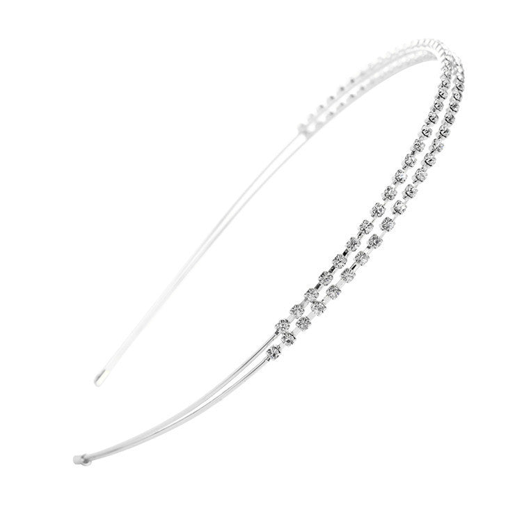 Double Layer Rhinestone Headband Exquisite Diamond 74ca7707 86fc 4fc7 b212 fbc30469190a