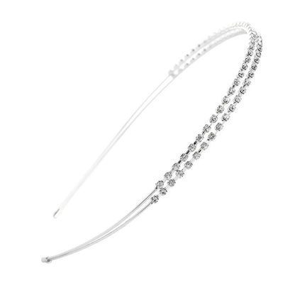 Double Layer Rhinestone Headband Exquisite Diamond 74ca7707 86fc 4fc7 b212 fbc30469190a