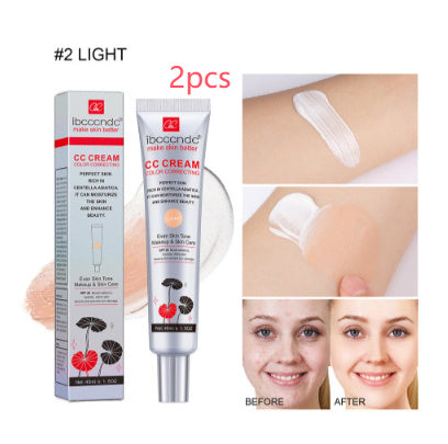 Moisturizing Correcting CC Cream Waterproof Anti-sweat Makeup Before Concealer Lasting Women Makeup Protect Skin Erborian Mak