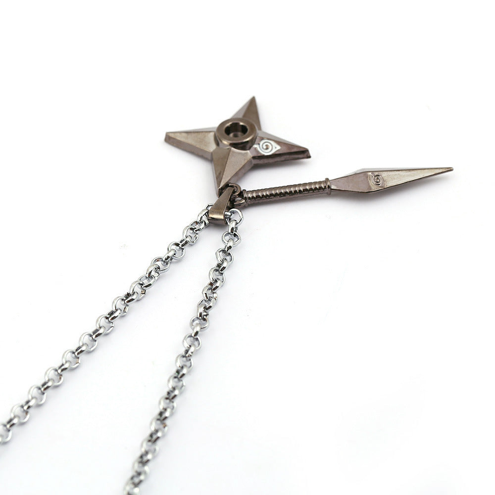 Alloy Japanese Dart Pendant Necklace 74ef6601 c5a9 4d6f 9a85 7b7662b9a187
