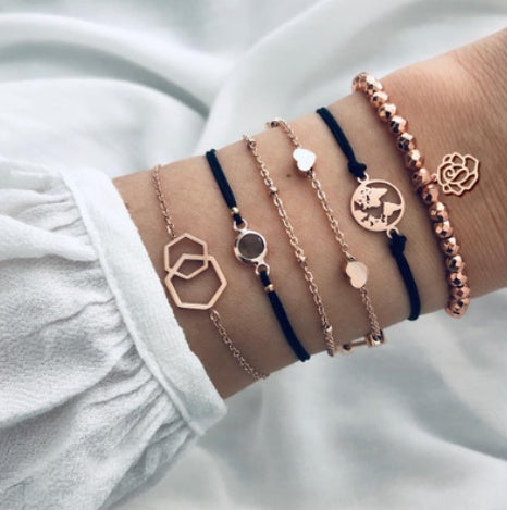 Bohemian Bracelets & Bangles Set Vintage Bead Boho Charm Bracelet For Women Jewelry Accessories Pulseras Mujer Bijoux Femme 7