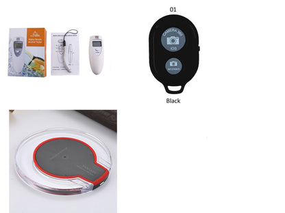 New Wireless Charging Dock Charger Crystal Round Charging Pad With Receiver For A-pple For Sanxing 750e7ddc e229 4849 81fa 06