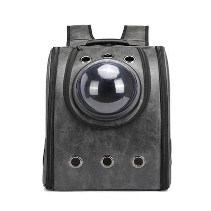 Leather pet carry backpack capsule 7519608566232