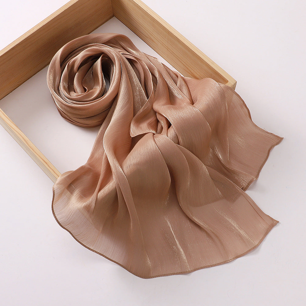 Breathable Cool Island Satin Smooth Silk Toe Scarf 751b29d0 f850 41a8 ac13 a88a600806ee